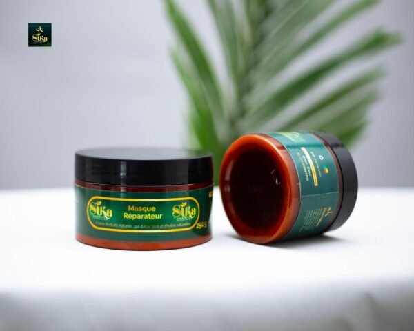7KMasque traitant à base de feuilles d’avocatier, Aleo Vera Masque Réparateur à base de feuilles d’avocatier et Aloe Vera Sika