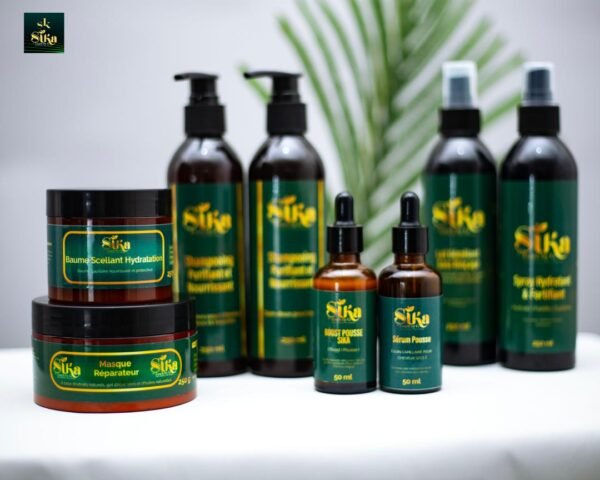Gamme Cheveux Bouclés et Crépus Sika (5 produits)